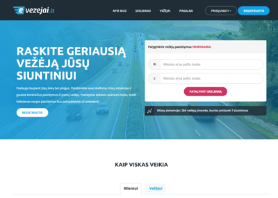 puslapių kūrmas evezejai