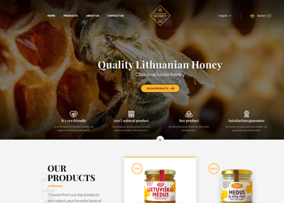 internetinė parduotuvė honey medus