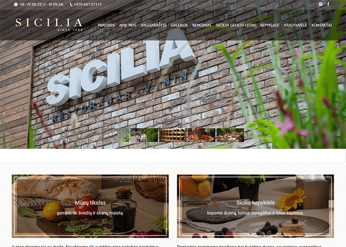 puslapių programavimas sicilia