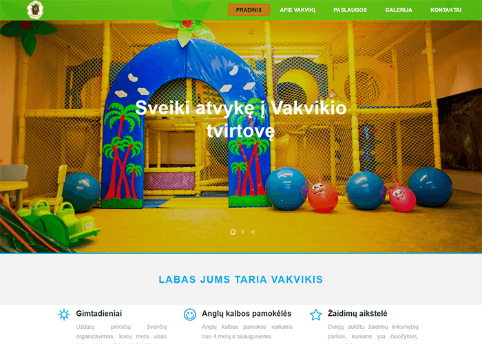 web dizainas vakvikis